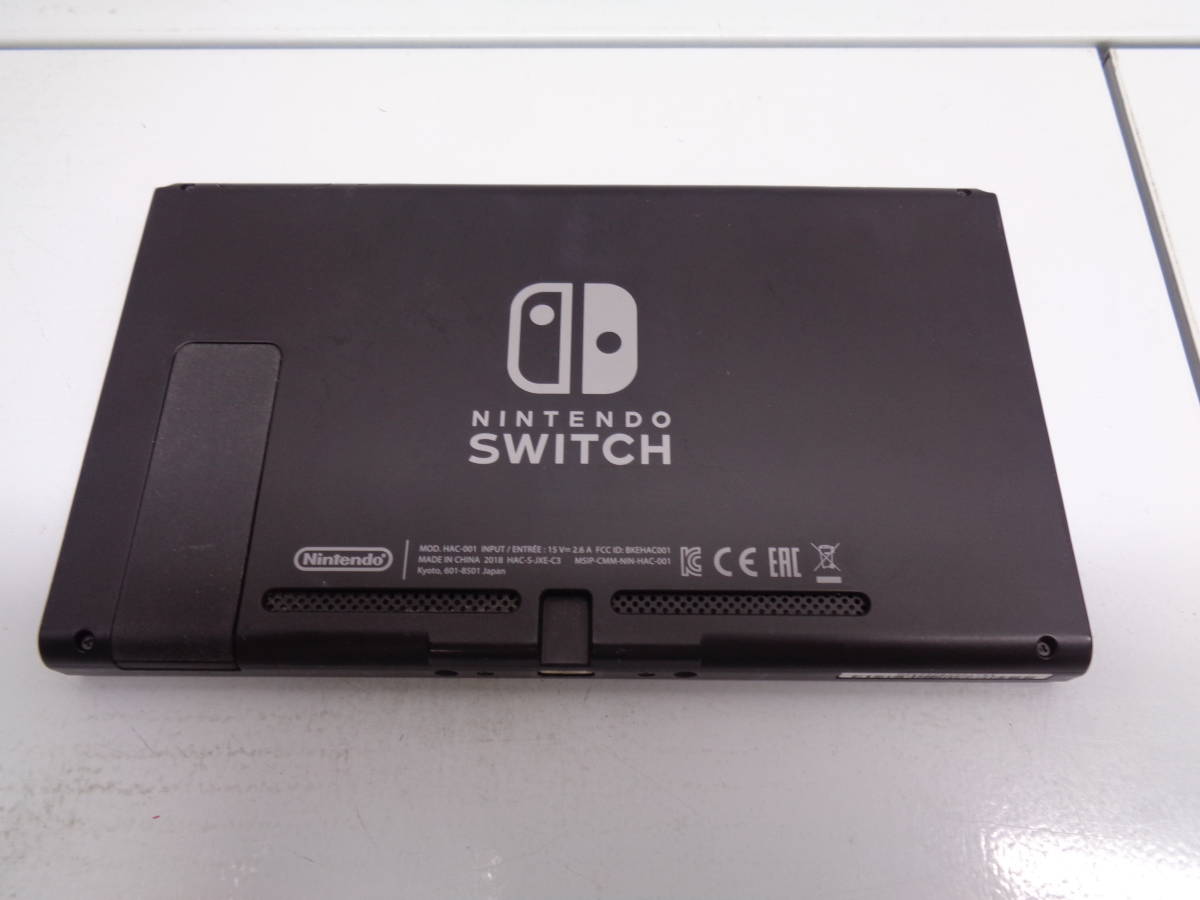 25-10【ジャンク品】Nintendo Switch本体 Joy-Con (L) / (R) グレー