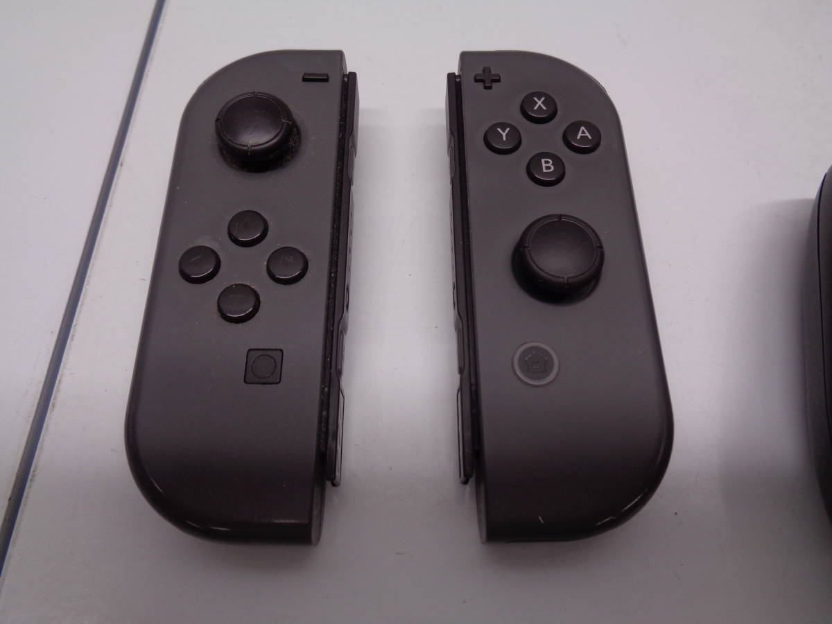 25-10【ジャンク品】Nintendo Switch本体 Joy-Con (L) / (R) グレー