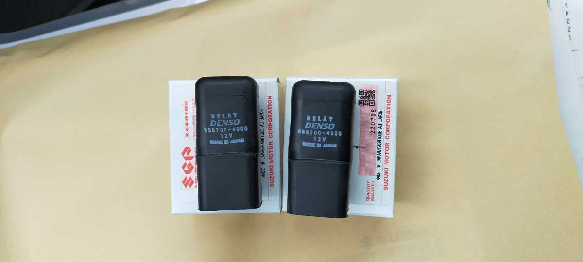JA11 ジムニー 新品純正リレー2個セット 38860-72G00 エンジンルーム内 