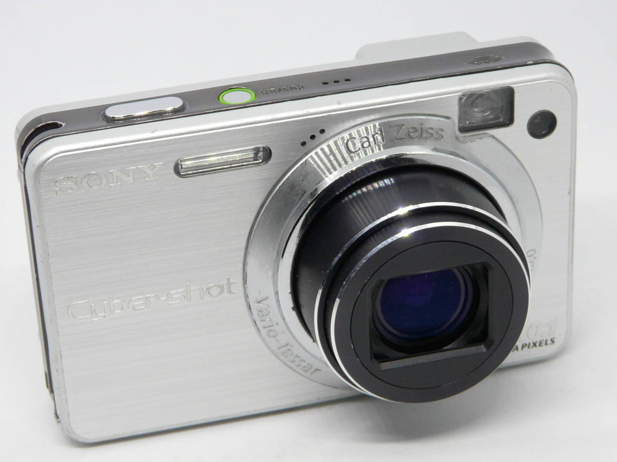 ★送料：クリックポスト185円★SD2GB＋予備バッテリー＋オマケ付！SONY-Cyber-shot-DSC-W170：シルバー(USED：動作確認済)