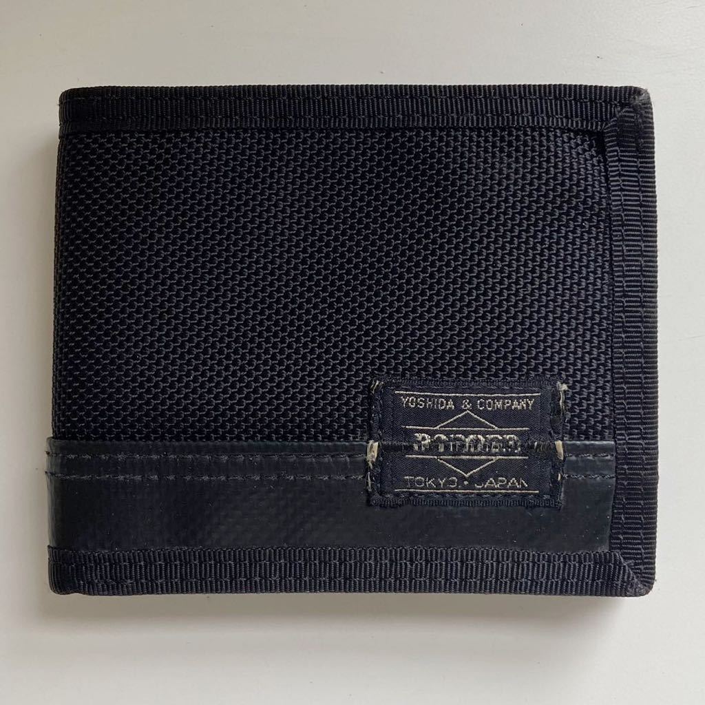 B3H060◇ ポーター PORTER ナイロン ブラック色 ヒート HEAT ロゴ