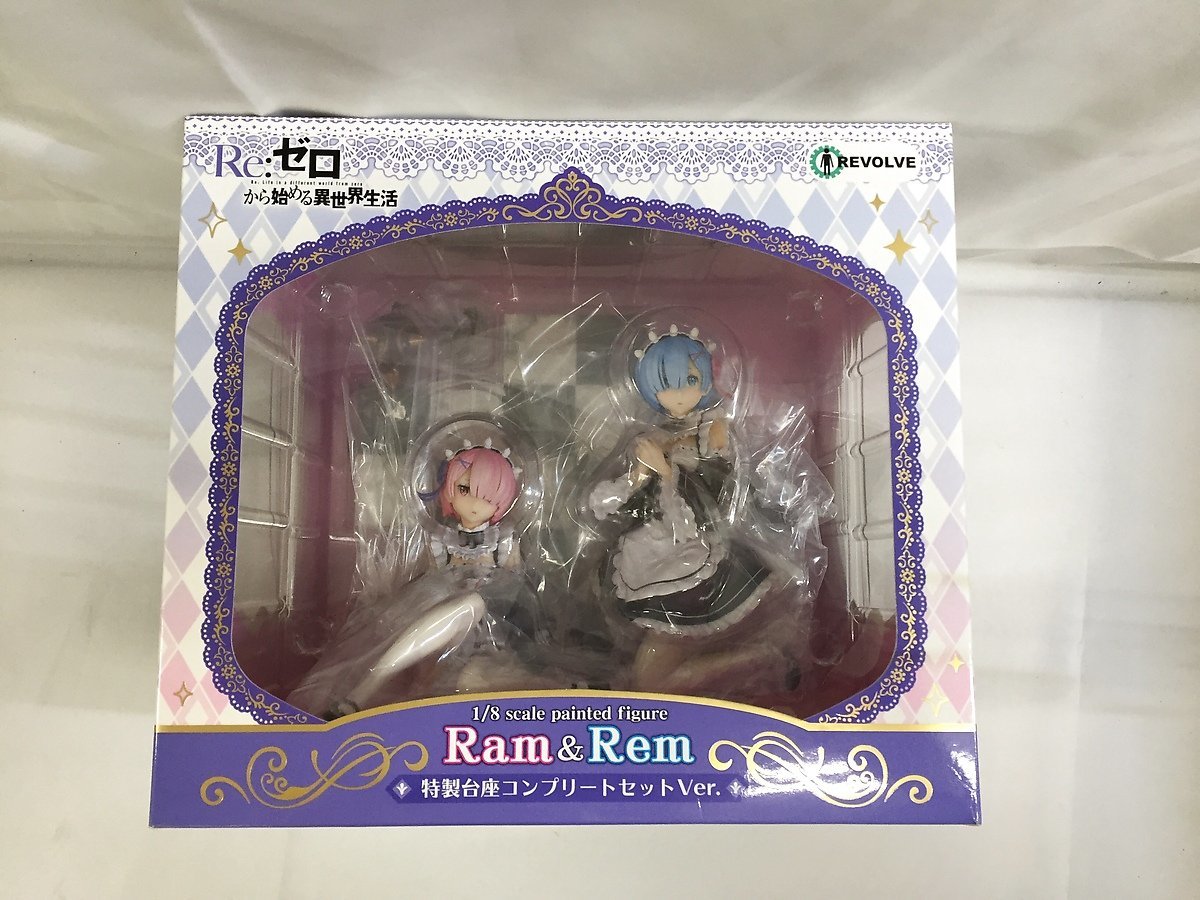 未開封】Re:ゼロから始める異世界生活 ラム＆レム 特製台座