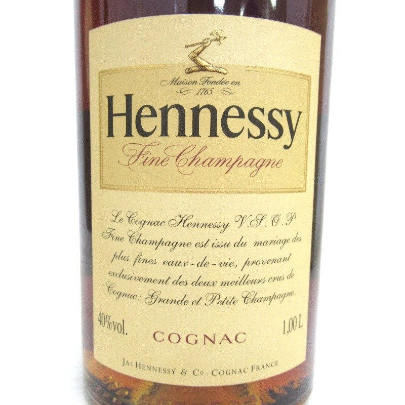 ブランデー ヘネシー VSOP スリム クリア 1000ml ◇注目! ヘネシー
