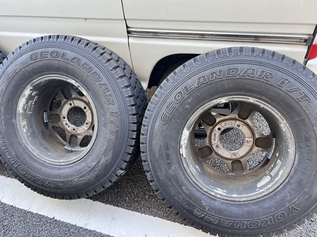 ブラッドレーV ガンメタ16×9J +53 PCD150 5H 4本タイヤ付き4×4 