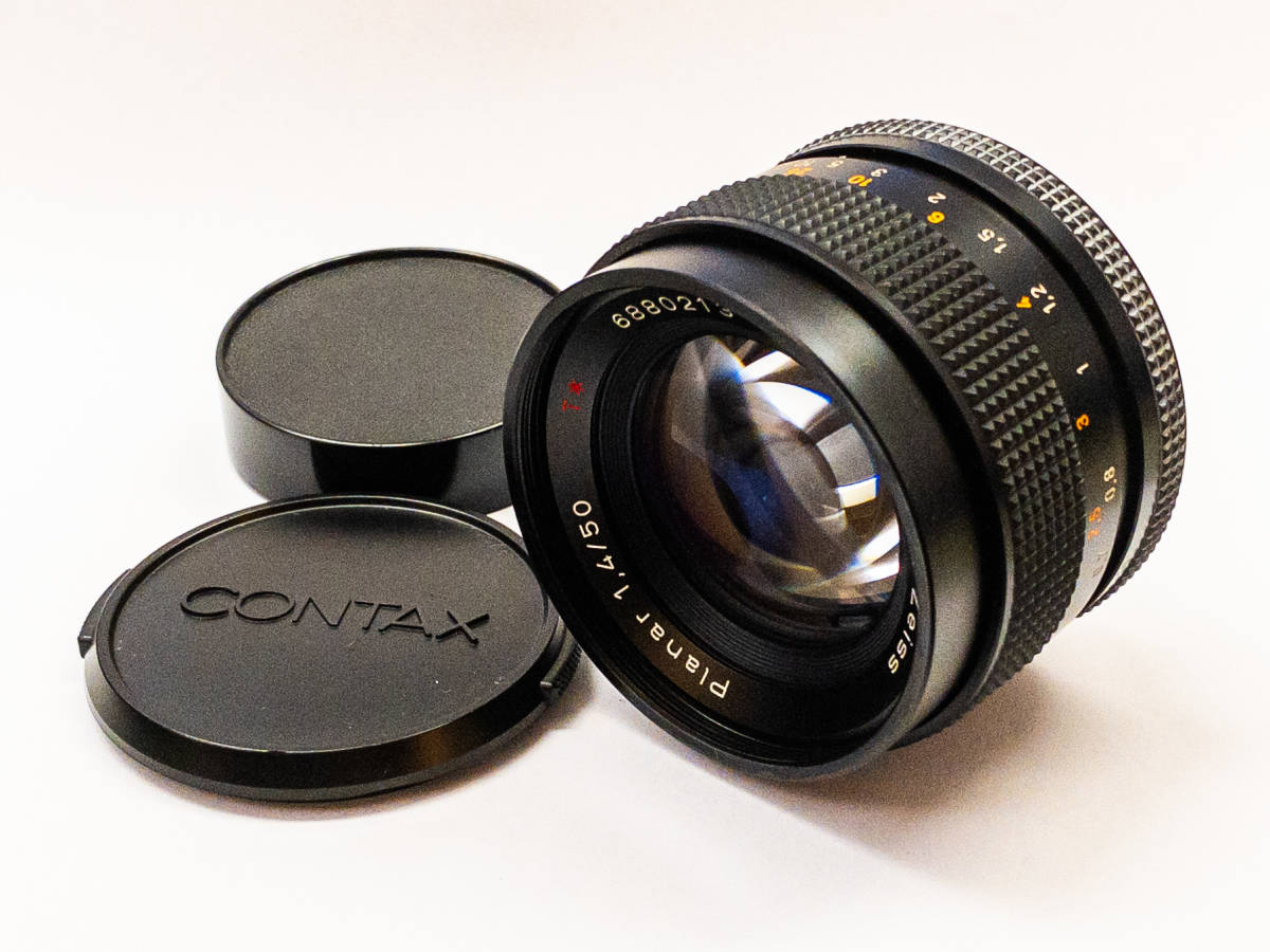 3Q売切！税無し◇コンタックス CONTAX Carl Zeiss Planar 50mm F1.4 t
