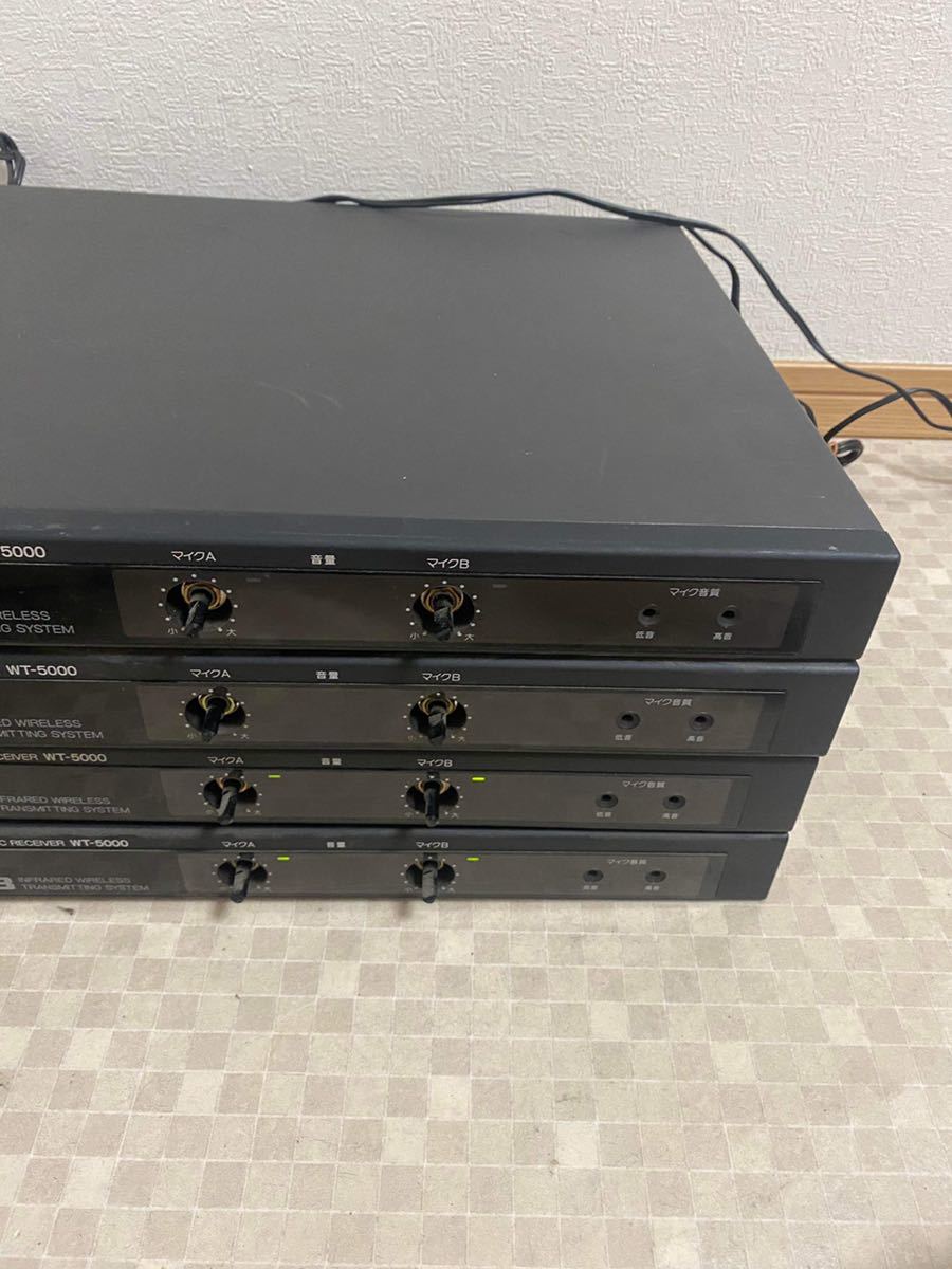 動作OK BMB WT-5000 ワイヤレスマイクレシーバー 4台まとめ売る