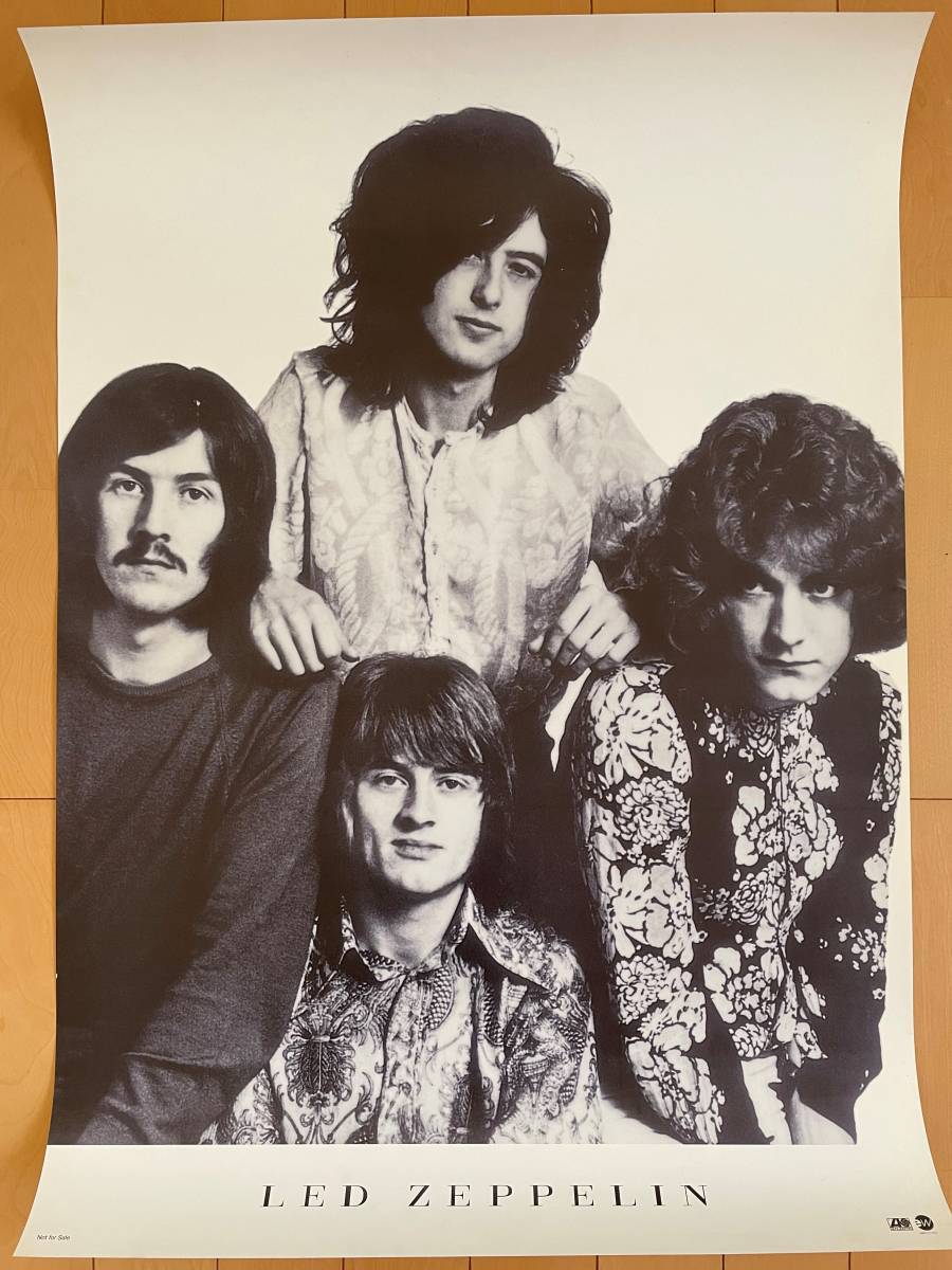 ポスター LED ZEPPELIN レッド・ツェッペリン Jimmy Page モノクロ