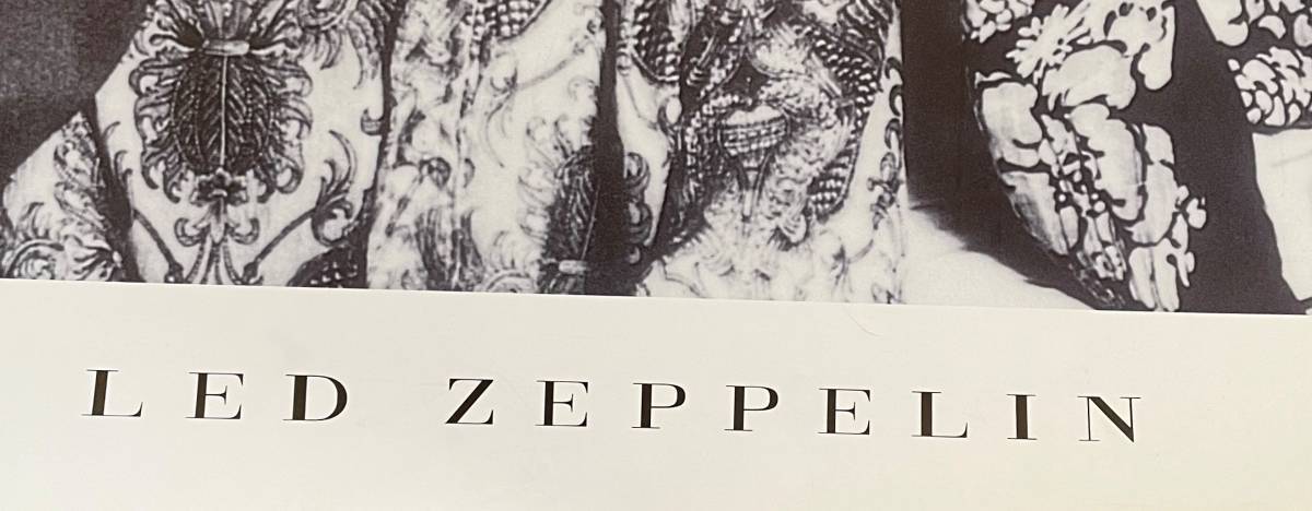 ポスター LED ZEPPELIN レッド・ツェッペリン Jimmy Page モノクロ