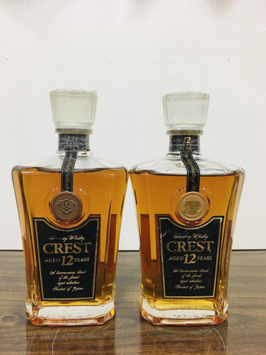 CREST　12年　WHISKY　ウィスキー　700ml　43％　古酒　お酒　未開封