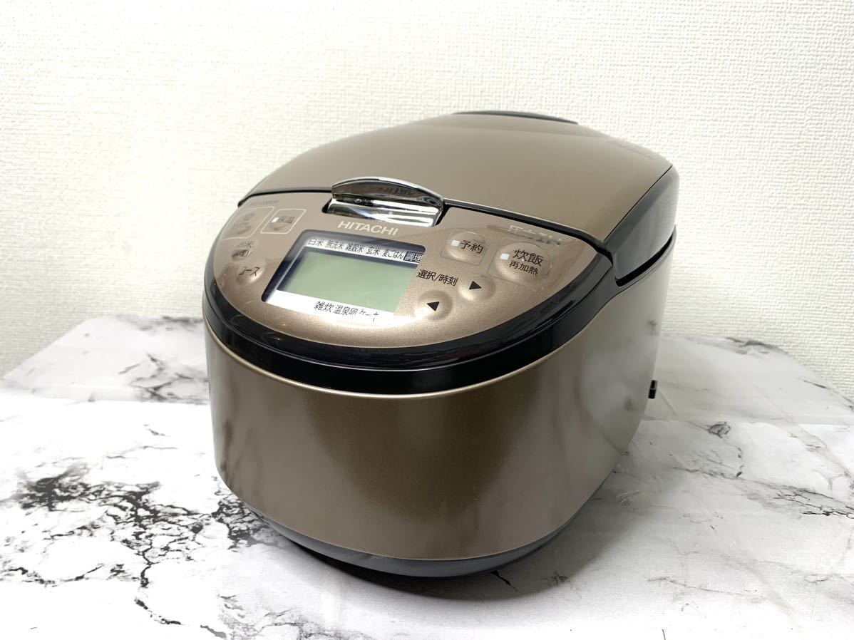 ☆美品☆HITACHI/日立 IHジャー炊飯器 RZ-G10M ブラウンメタリック 黒