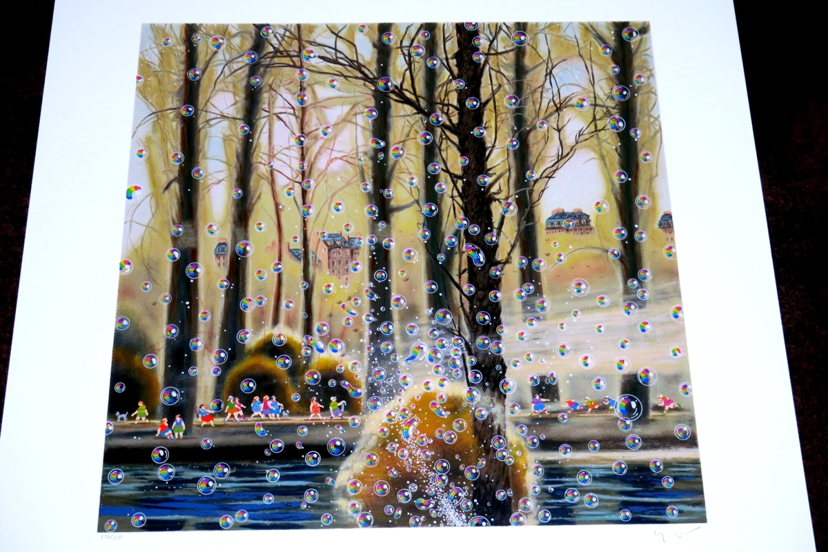 ■ヒロ・ヤマガタ　　「晩秋」　　シルクスクリーン　　山形博道　　額装可