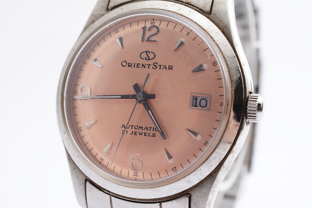 ORIENT オリエントスター STAR 自動巻腕時計 シルバー 日本製