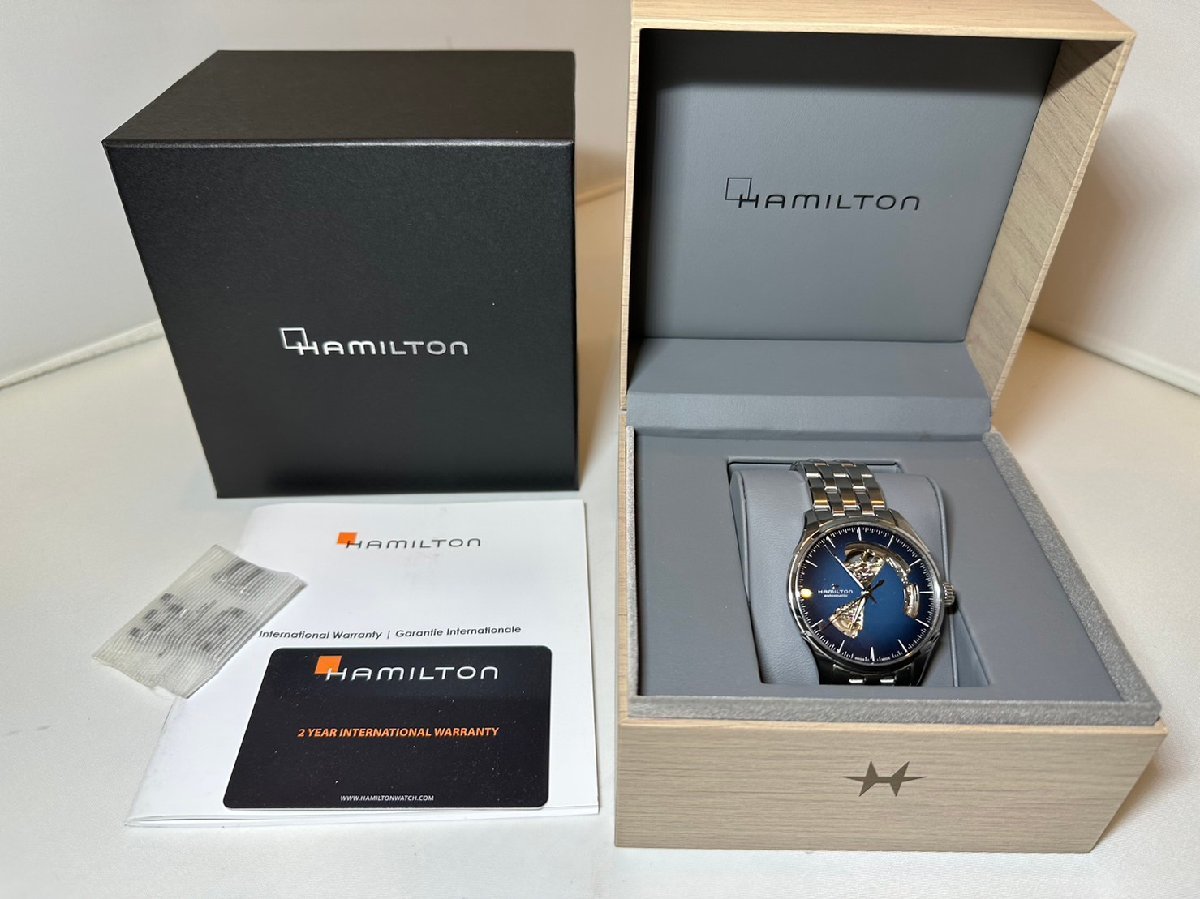 1円～】HAMILTON ハミルトン ジャズマスター OPEN HEART AUTO 