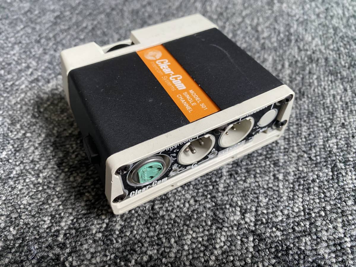 K*M様 Clear-com 501 4台 部品取り用 完全ジャンク品 クリアカム CLEAR-COM クリアーカム MODEL501 ベルトパック no11