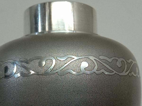 茶筒 正錫 茶入れ 朝日堂 さつま 薩摩錫器 茶道具 工芸品 さつま朝日
