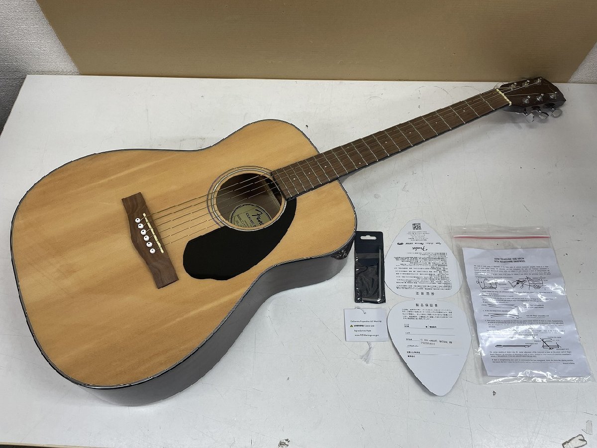 新品，HOT &infin;綺麗 フェンダー アコースティックギター CC-60S コンサート NAT ナチュラル ソフトケース付属 OK15646(フェンダー)｜売買されたオークション情報、yahooの商品情報をアーカイブ公開 - オー 本体