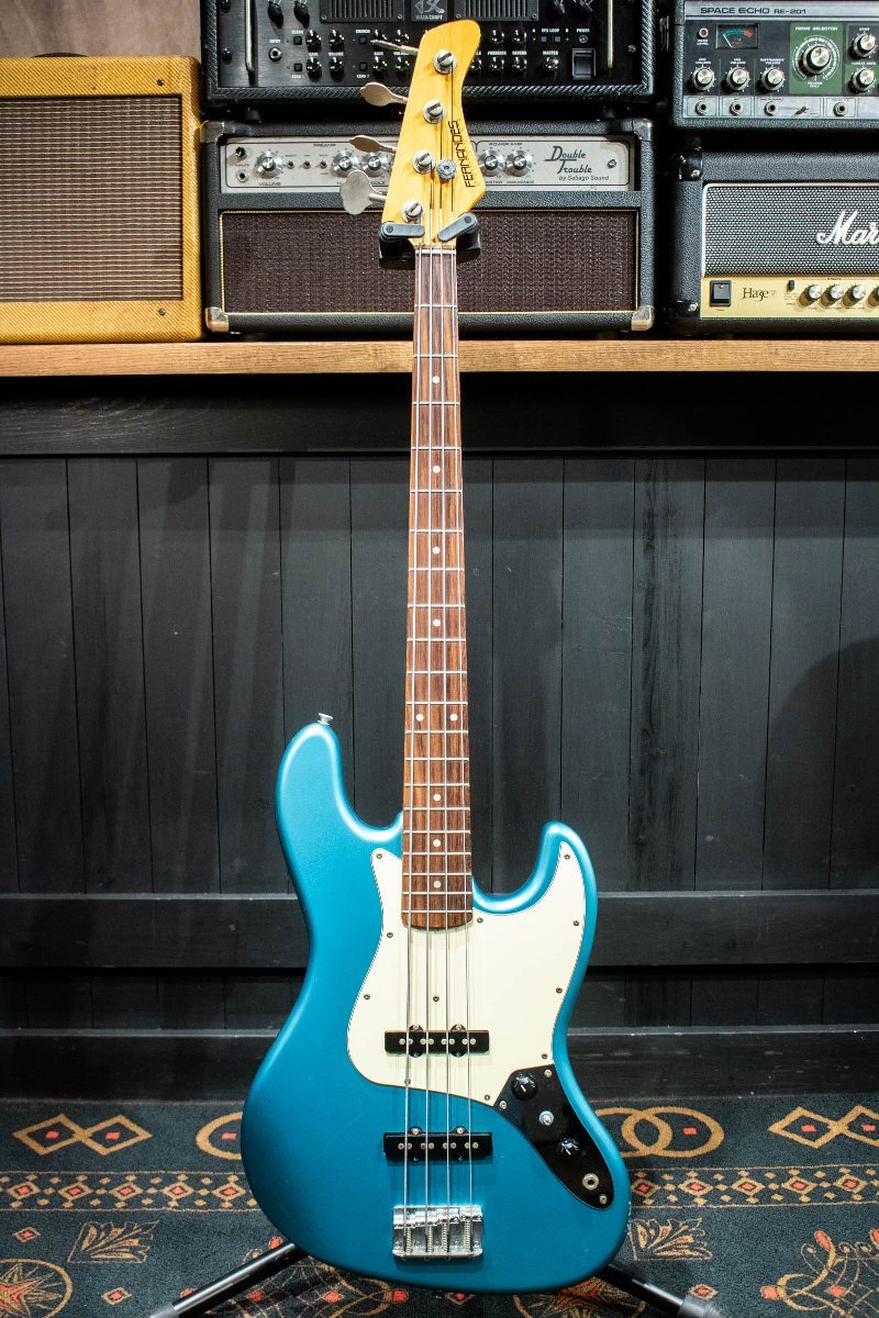 【11705】FERNANDES RJB-380 ジャズベースタイプ ブルー ♪FERNANDES RJB-380 フェルナンデス ジャズベースタイプ エレキベース