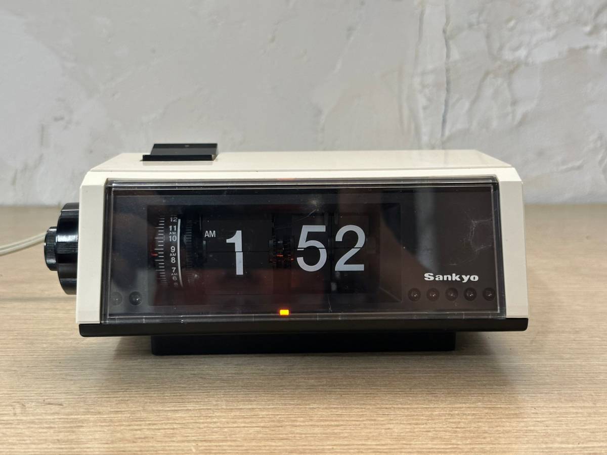 パタパタ時計 ザックス レトロ サンキョー Sankyo DT-612 昭和レトロ 