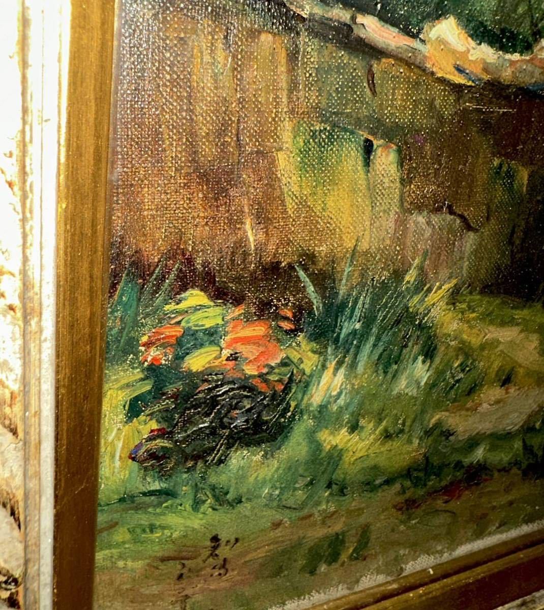 油彩画肉筆画作者不明 印象派 肉筆油彩画 静物画作者不詳