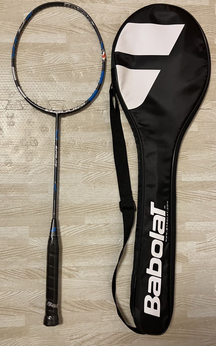 バボラ (Babolat) バドミントンラケット SATELITE ESSENTIAL (サテライト 6.5 エッセンシャル) U FC ブルー 1 602318 BBF602318 ケース付