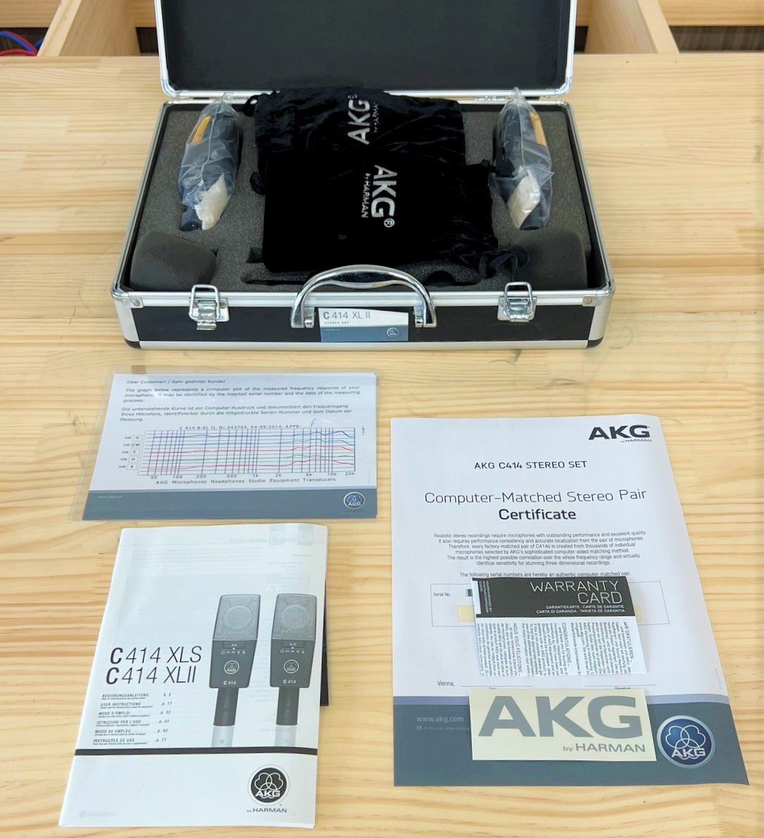 [TT][XXBA-23510]AKG C414XLⅡ STEREO SET(2本セット)