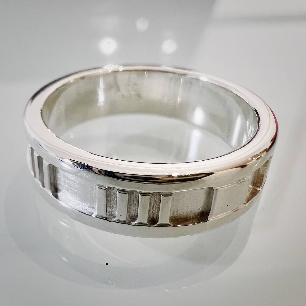 Tiffany&Co. 1995 アトラス リング 指輪 16.5号 メンズ シルバー 