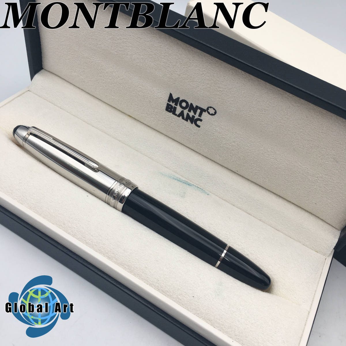 □(2) MONTBLANC/モンブラン 320 ペン先 585 万年筆 ボルドー 筆記用具
