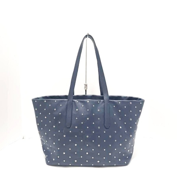 ジミーチュウ JIMMY CHOO トートバッグ ソフィアM レザー ネイビー