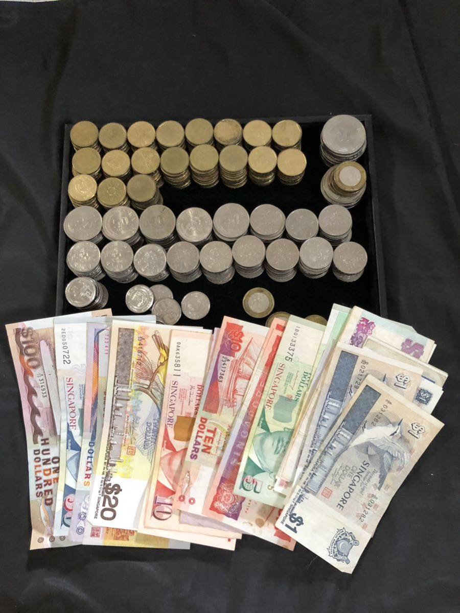 シンガポールドル 673ドル まとめて おまとめ 硬貨 外国銭 現行貨幣 お金 雑銭 コイン 穴銭 大量 金貨 銀貨 銅貨 YC9 1973年 硬貨 シンガポール  シンガポールの紙幣と硬貨をご紹介！チップは？おすすめ両替所は？お金 硬貨（コレクション｜ホビー）の通販 ケチ男とグル女