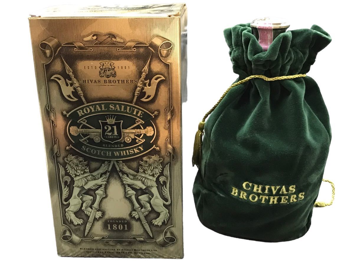 3616 【未開栓】ROYAL SALUTE CHIVAS BROTHERS LTD 21年 ロイヤル