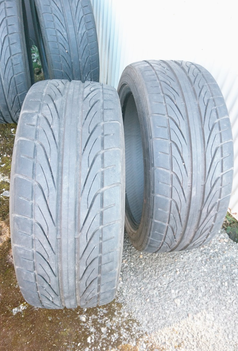 ☆ 即決です!! まぁまぁの状態 215/45 R17 DUNLOP/ダンロップ ディレッツア DZ101 2本セット ドリフト ジムカーナ ② ☆