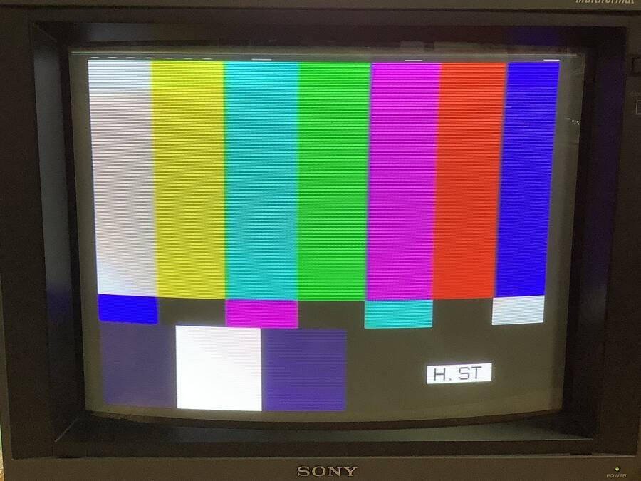 SONY ソニー PVM-D14L5DJ トリニトロン カラービデオモニター 画面