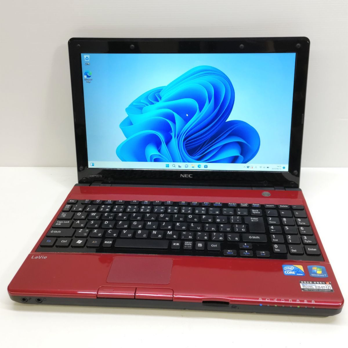 NEC i7 M LaVie Core LAVIE LM750⁄D PC-LM750DS6B 1.33GHz [コスモ 
