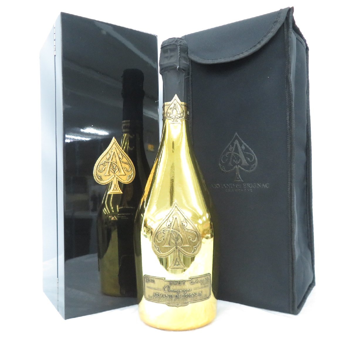 【未開栓】ARMAND DE BRIGNAC アルマン・ド・ブリニャック ブリュット ゴールド シャンパン 750ml 12.5% ケース付 718100903 0819