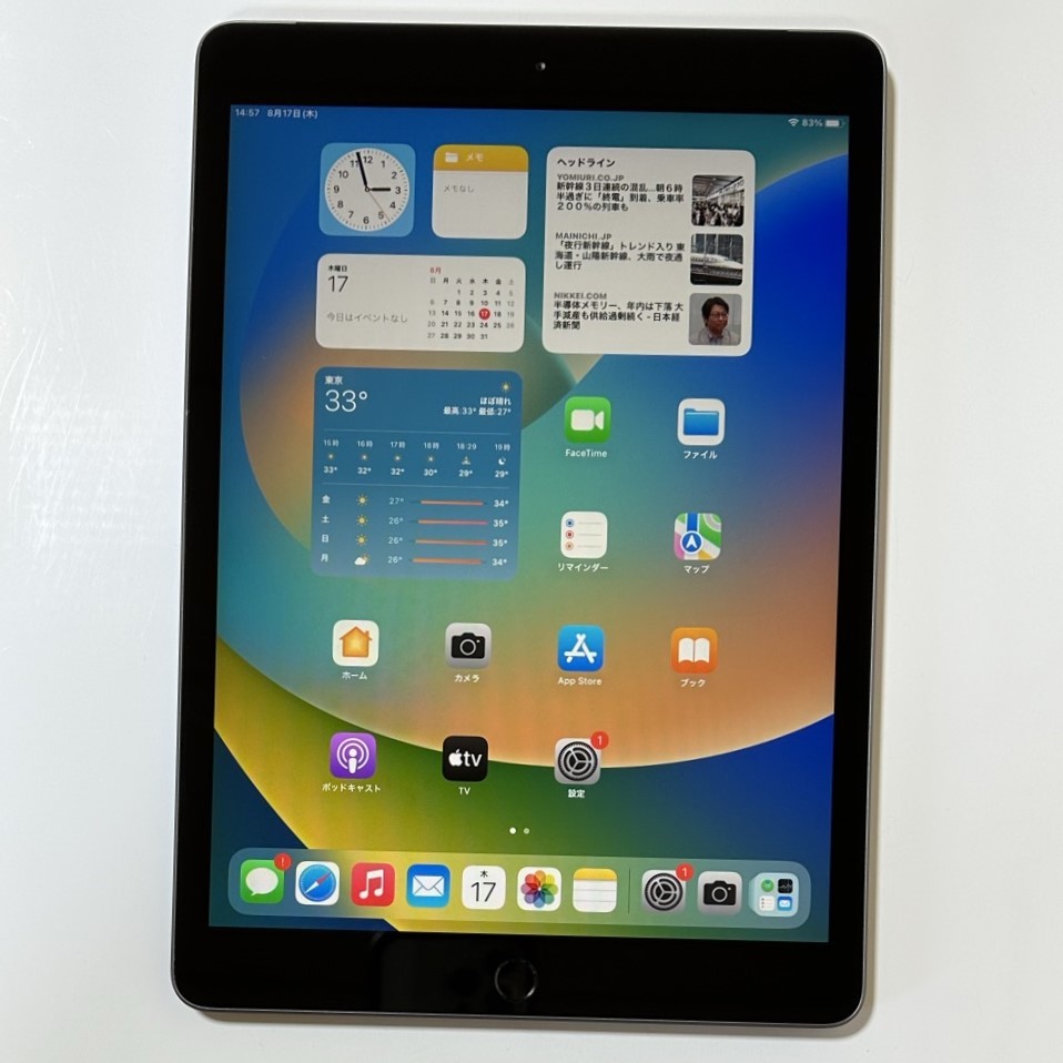 Apple iPad (第7世代) スペースグレイ 32GB MW6A2J/A Wi-Fi+Cellular