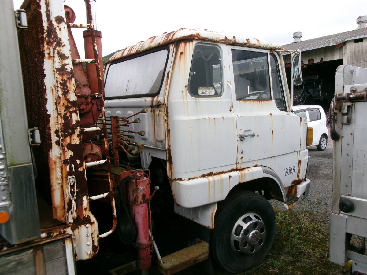 当時物、レトロ、デコトラ、日野自動車、昭和54/7月、レンジャーkL545k、EH700、全長818㎝、ユニック車、ブレーキ固着、エンジン実働 Yahoo!オークション 日野 - 「日野+zm」(自動車、オートバイ)(すべて KF 自動車情報