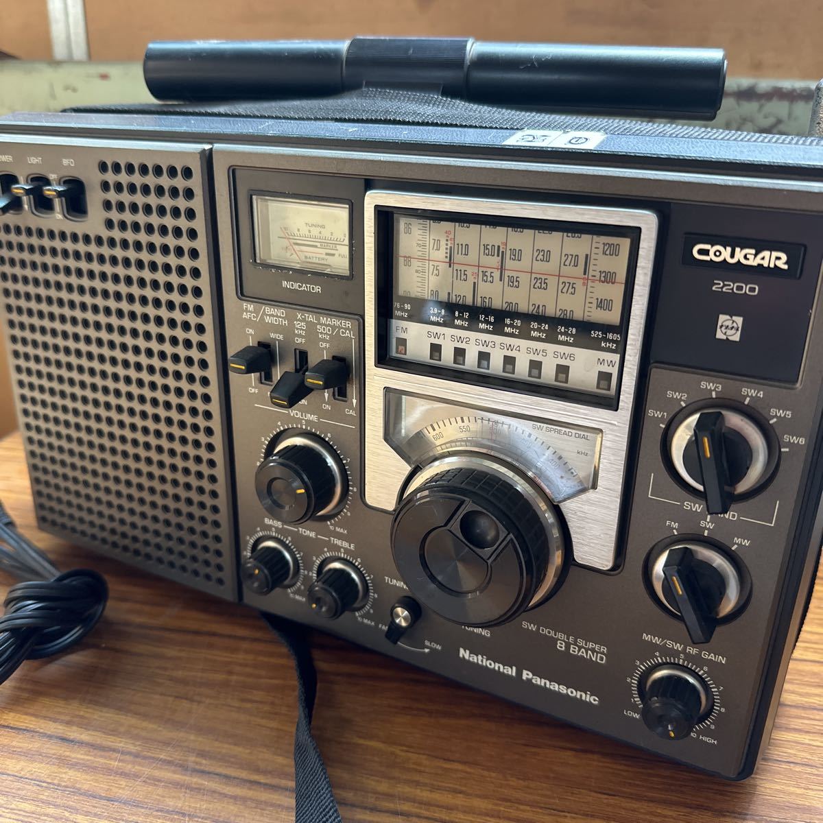 安い，品質保証 National COUGAR2200 RF-2200 ラジオ FM/SW/MW 8バンド