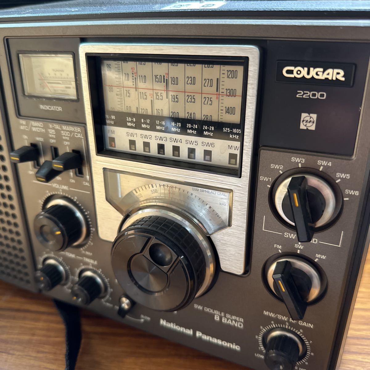 安い，品質保証 National COUGAR2200 RF-2200 ラジオ FM/SW/MW 8バンド