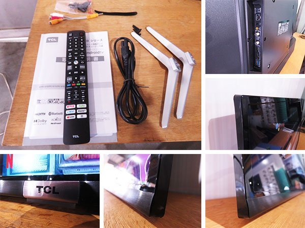 TCL スマートテレビ 4K - | TVネットアプリ搭載2024年製 テレビ 全国送料込