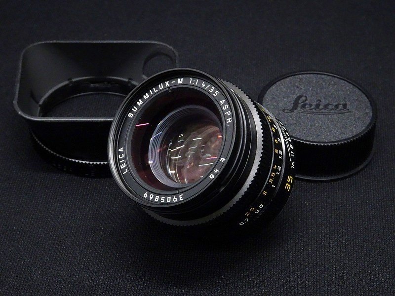 ●○【美品】Leica Summilux-M 35mm F1.4 ASPH ブラック カメラレンズ 広角 単焦点 Mマウント ズミルックス ライカ○●018059002○●
