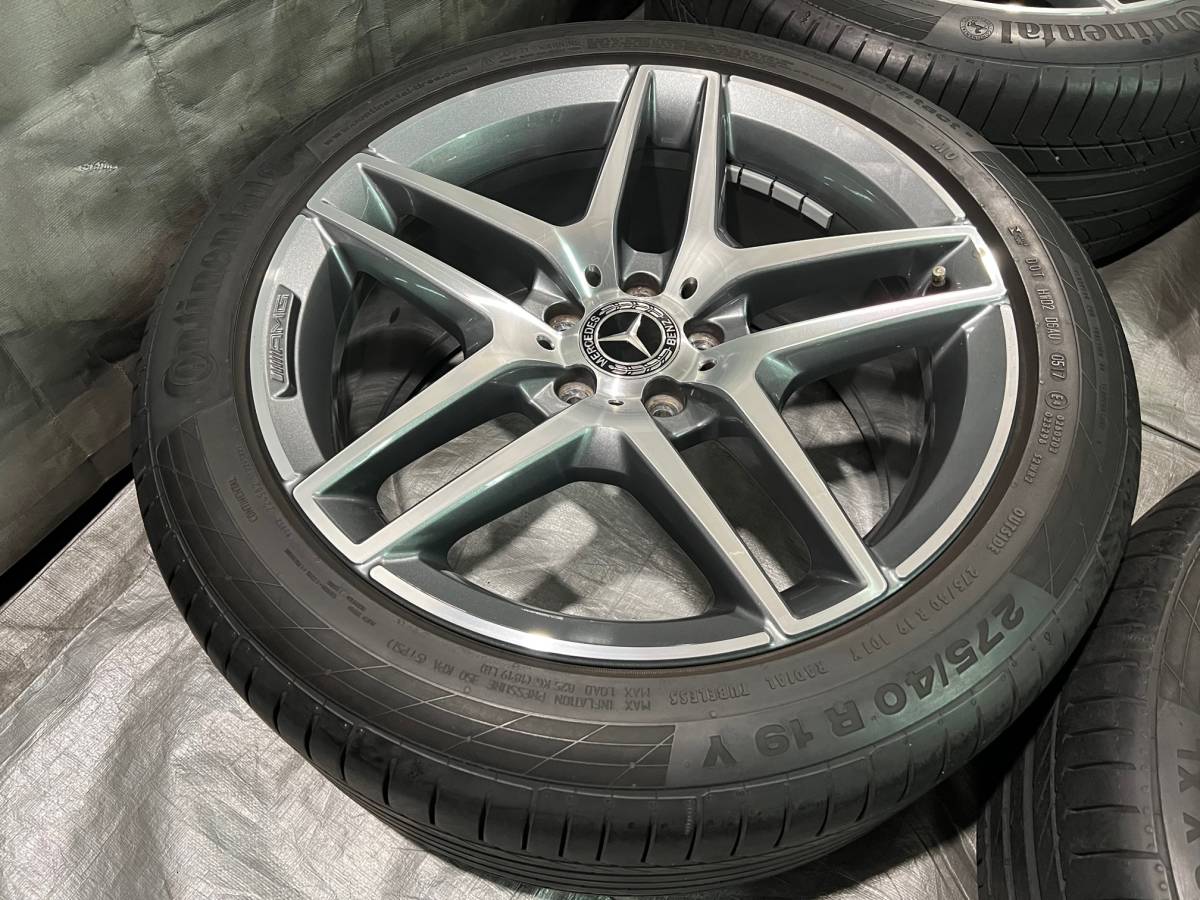 バリ溝 ベンツ Sクラス W222 AMG 純正 19X8.5J +38 A2224010000 MO 245
