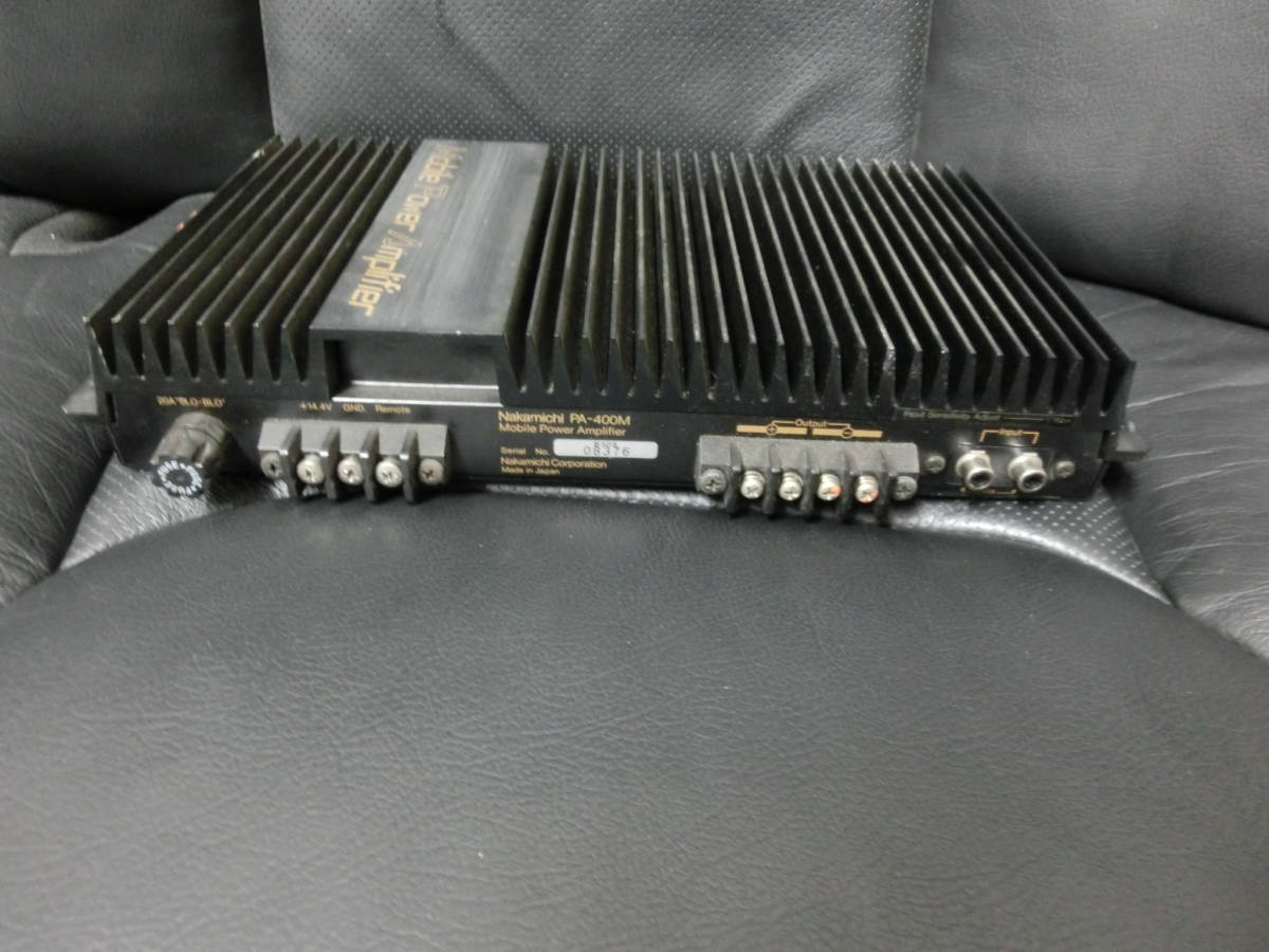 Nakamichi ナカミチ PA-400M パワーアンプ 希少 当時もの 高級