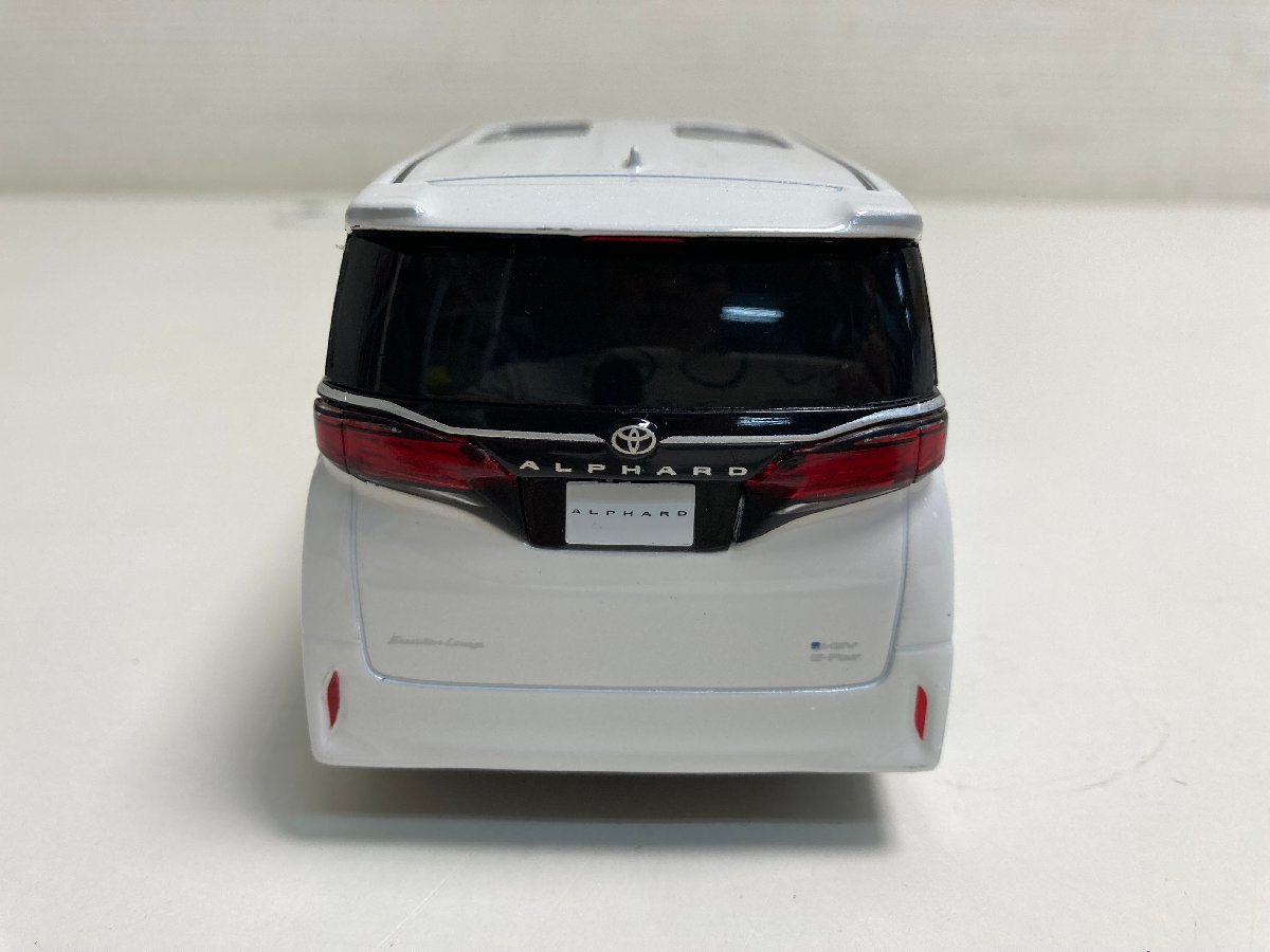 【★35-1819】■中古■トヨタ アルファード プラチナホワイトパールマイカ ミニカー　1/30（5956） トヨタ アルファード ハイブリッド