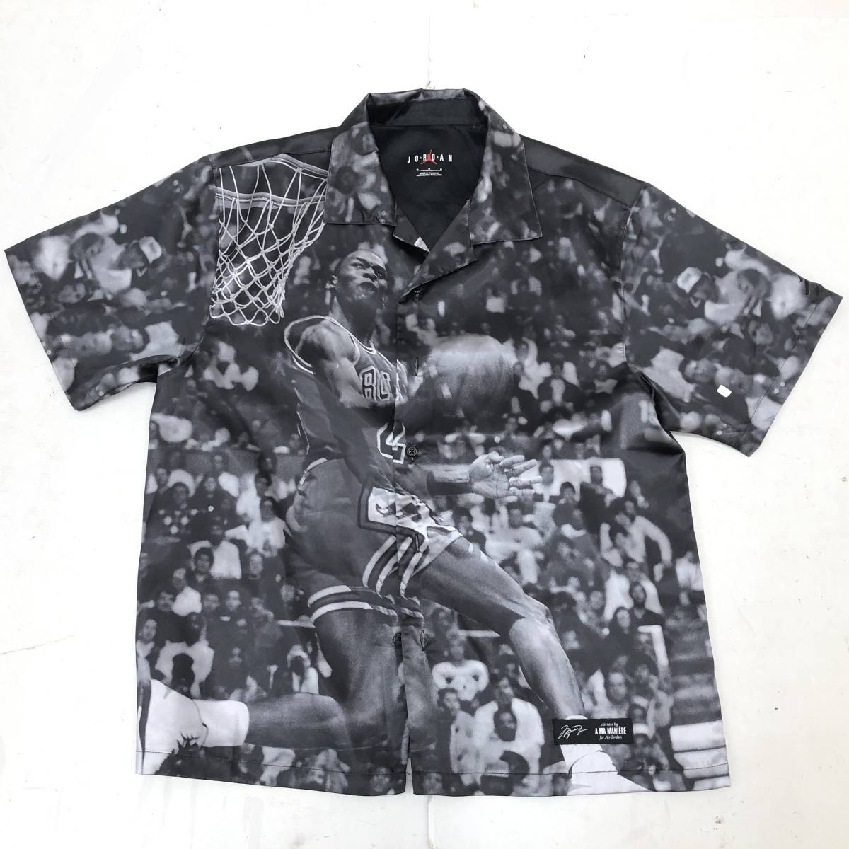 【１円～】NIKE ナイキ JORDAN BRAND AS MJ AMM SS TEE BLACK Mサイズ DJ9761-010 アママニエール 半袖 黒 ストリート メンズ トップス