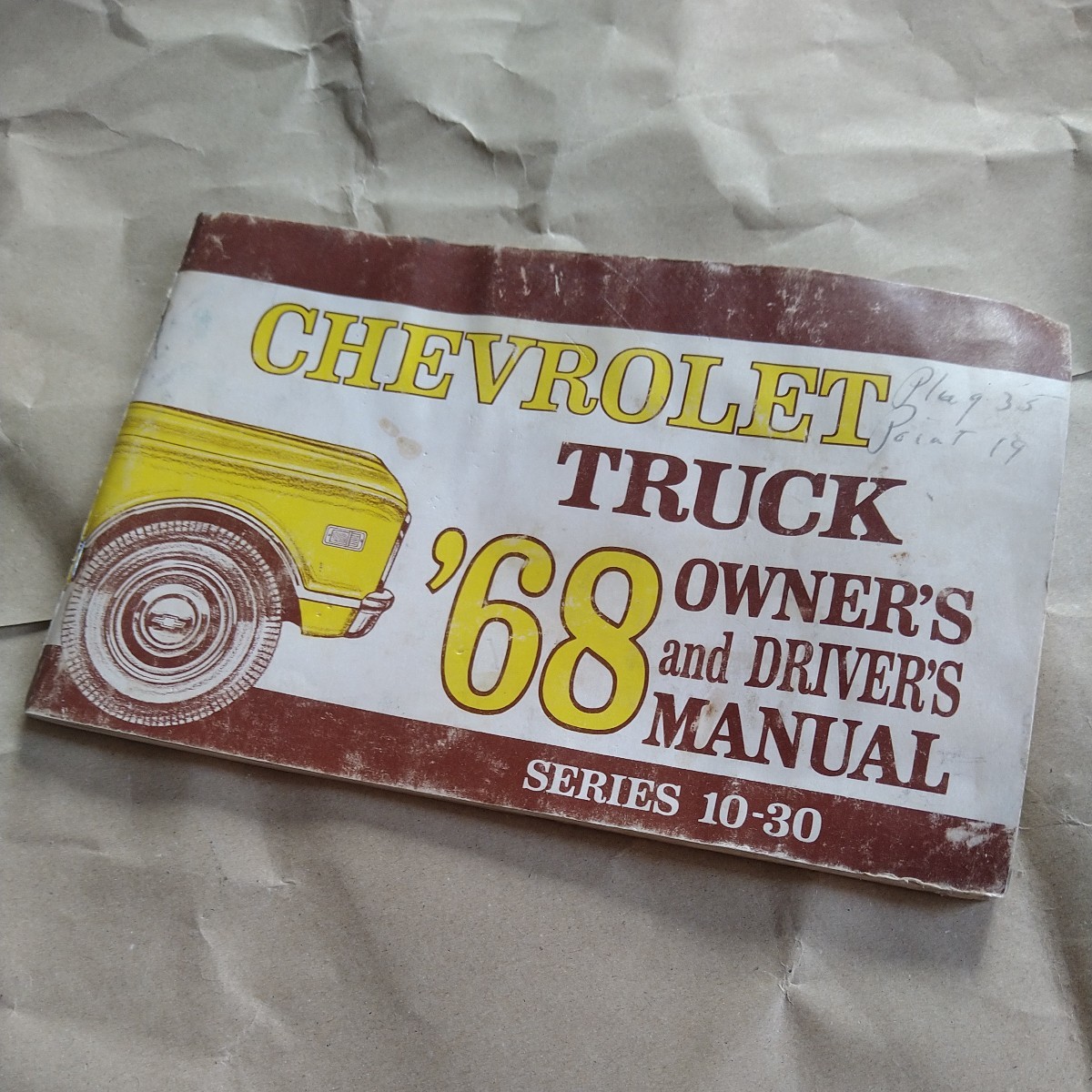 レア CHEVROLET TRUCK 68 OWNERS and DRIVERS MANUAL C10 20 30 