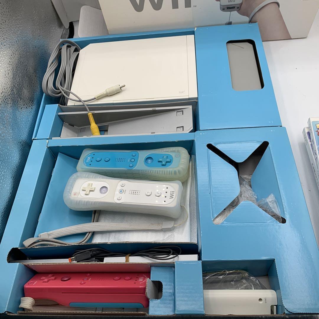 Nintendo Wii本体(RVL-001)ソフト3枚　まとめ
