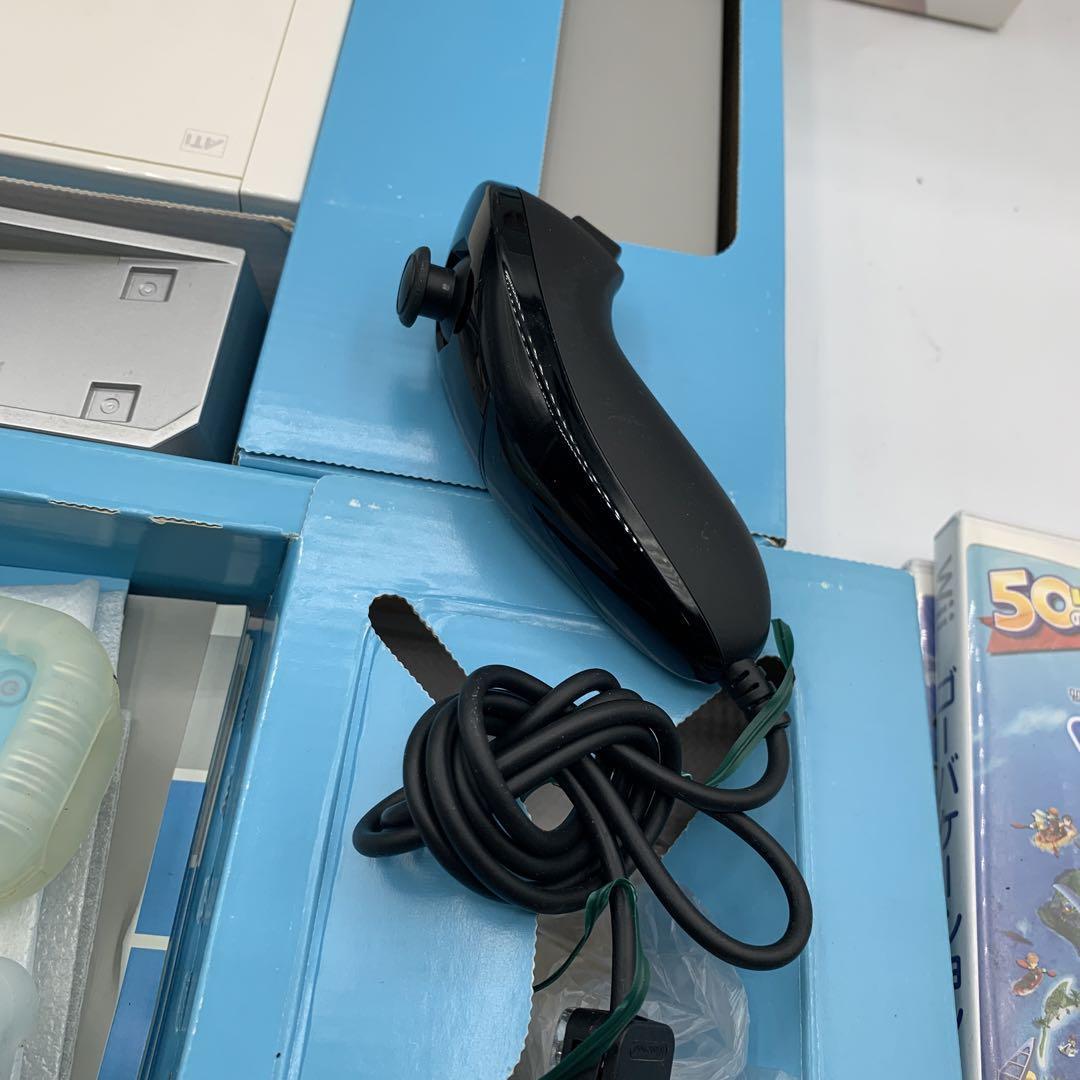 Nintendo Wii本体(RVL-001)ソフト3枚　まとめ