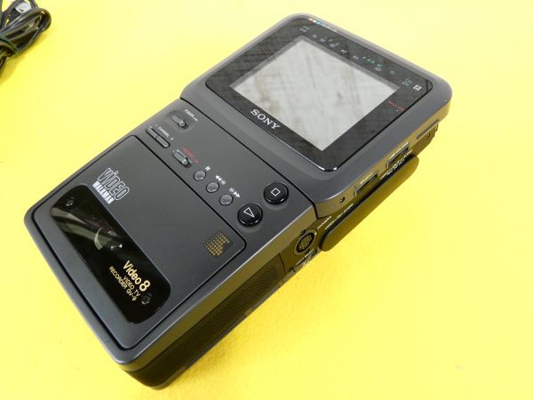 SONY ソニー GV-9 VIDEO WALKMAN video8 ビデオウォークマン ※通電OK ジャンク＠80(8) GV-9 ビデオウォークマン SONY which allowed 98年製
