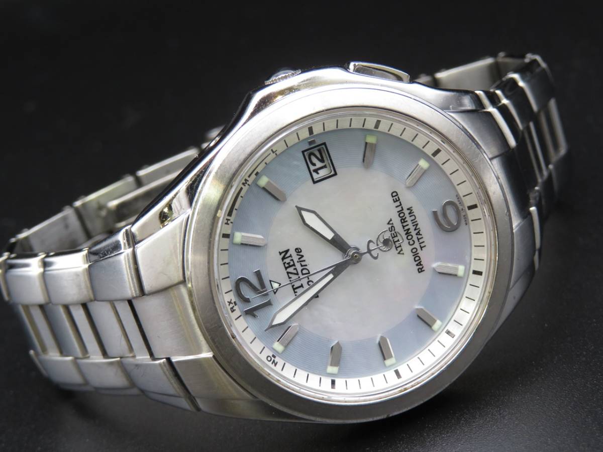 CITIZEN アテッサ エコドライブ 腕時計 ソーラー電波 H410