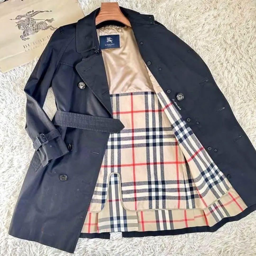 BURBERRY LONDON バーバリーロンドン メンズ トレンチコート ダブル 